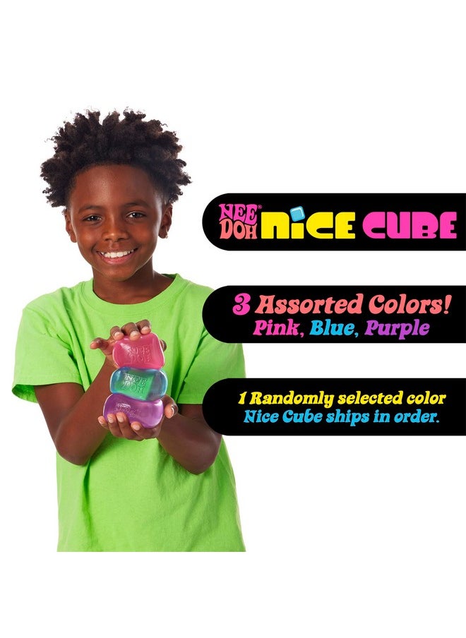 Needoh Nice Cube - Sensory Squeeze Toy With Super Solid Squish - 2.25