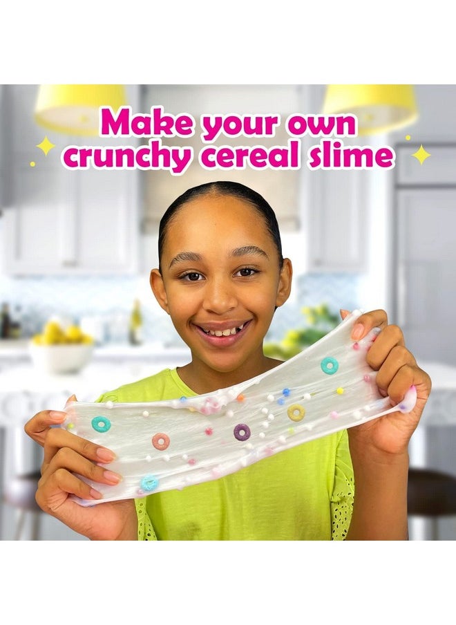 Milky Cereal Crunchy Slime Kit, All In One Slime Cereal Kit To Make Really Crunchy Slime, Good Crunchy Slime And Slimes For Girls, Fun Family Activity And Gift Idea