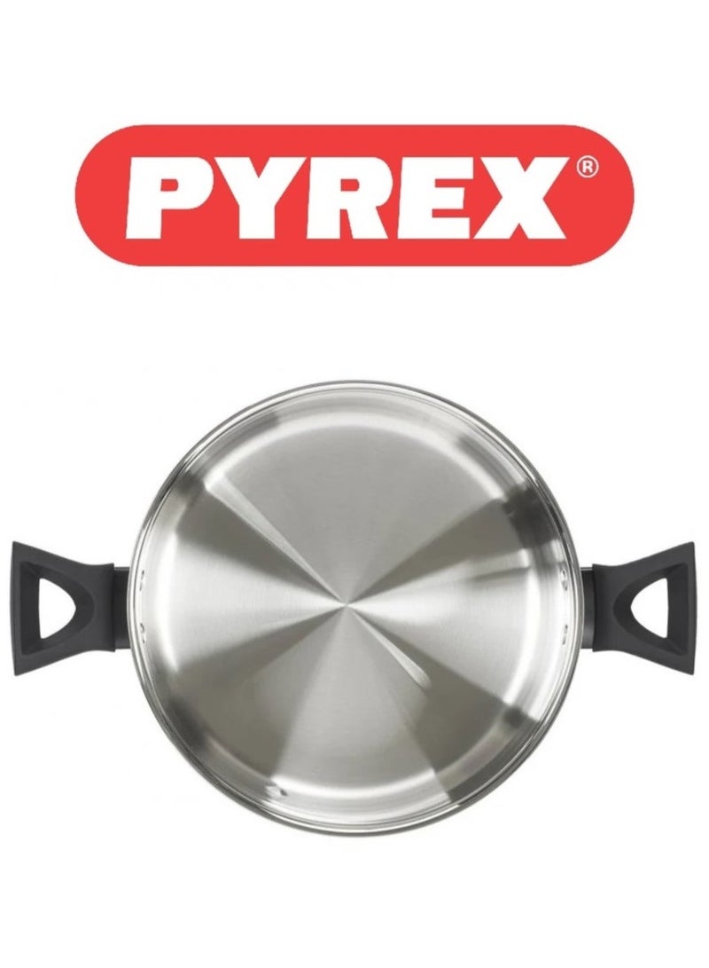 Pyrex- Expert Stewpot W/Lid 24Cm ET24AEX-N 5.7l