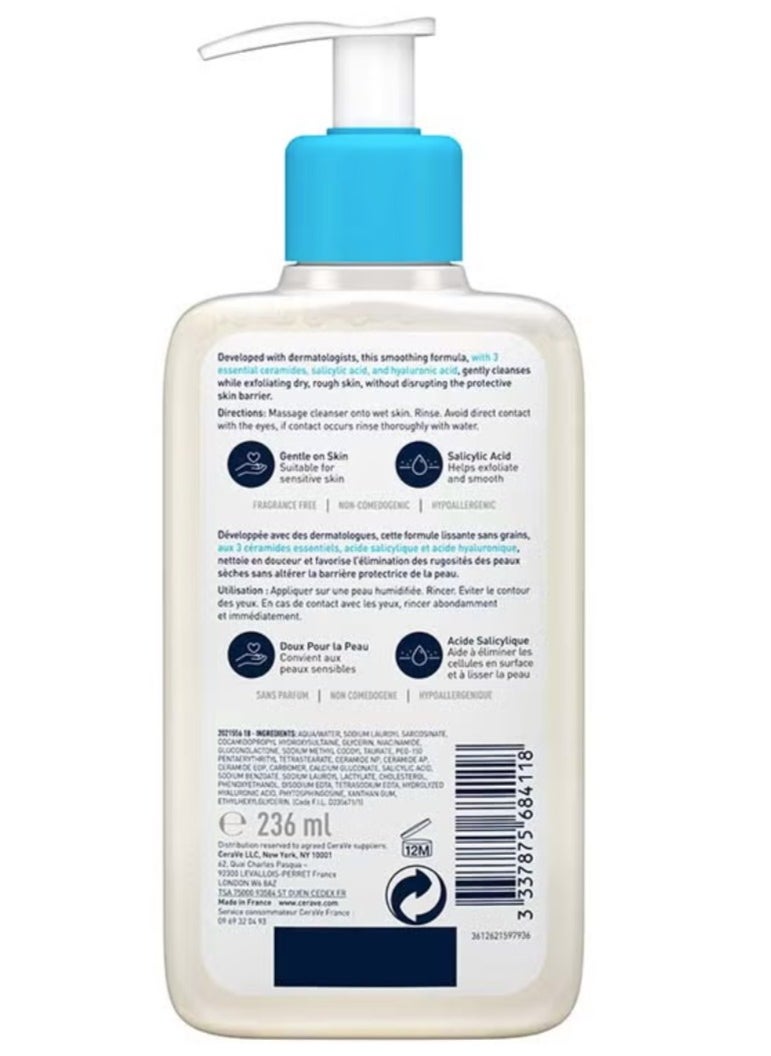 SA Smoothing Cleanser For Dry, Rough And Bumpy Skin With Salicylic Acid 236ml