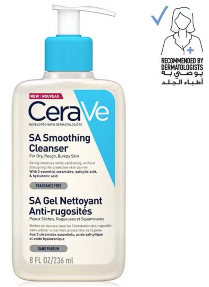 SA Smoothing Cleanser For Dry, Rough And Bumpy Skin With Salicylic Acid 236ml