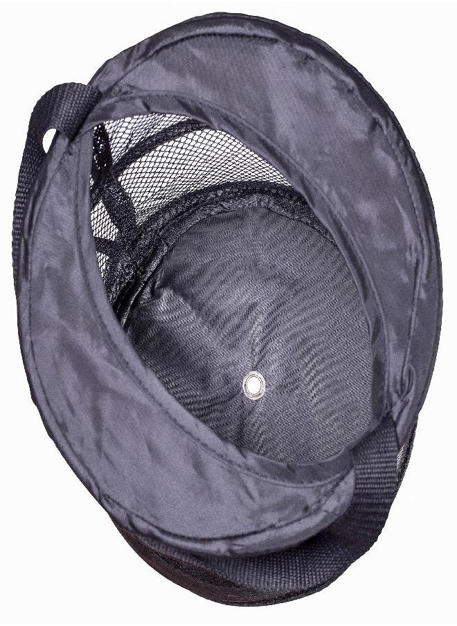 Dorm Shower Caddy - 8” X 12” - Carry Your Sundries Right Into The Shower. Great for College Dorm Life, Gyms, Camping and Travel. Folds Flat for Easy Storage When Not Needed. (Black)