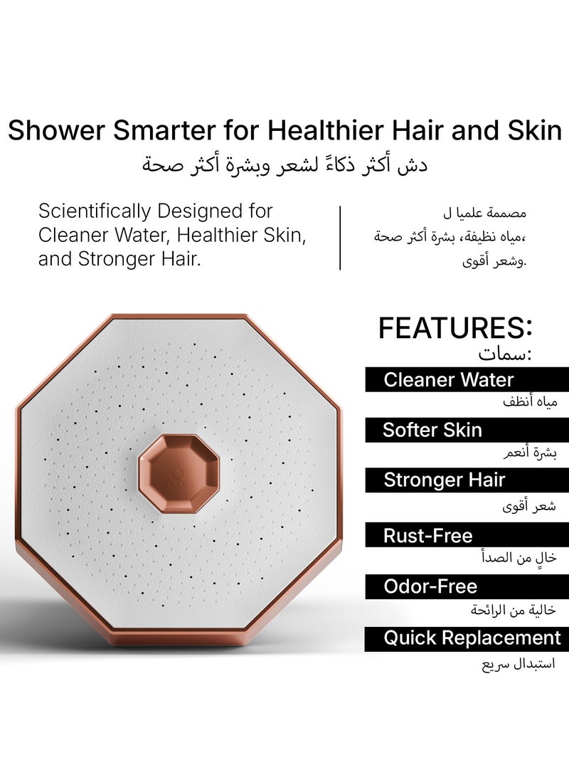 Nayra Premium Shower Head with High Pressure & Filter