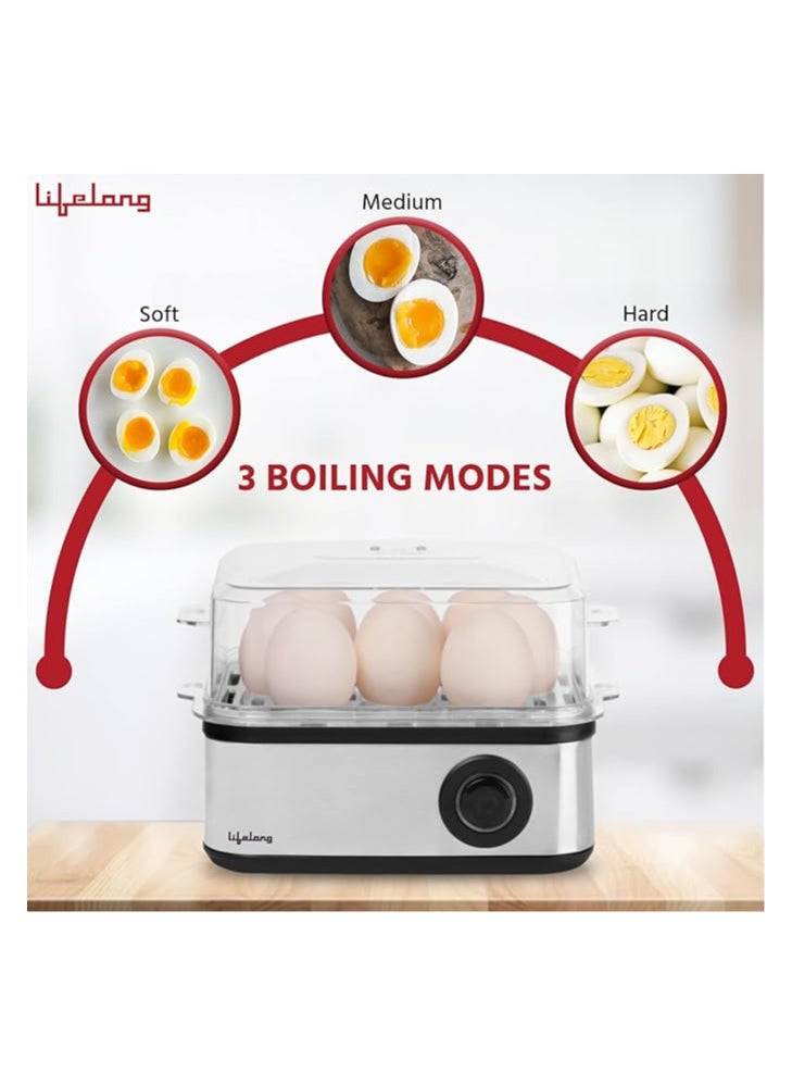 Lifelong 2-in1 Egg Boiler and Poacher 500-Watt