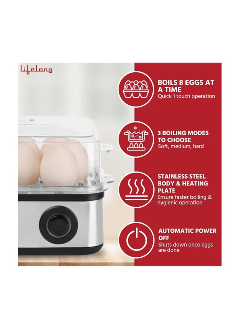 Lifelong 2-in1 Egg Boiler and Poacher 500-Watt