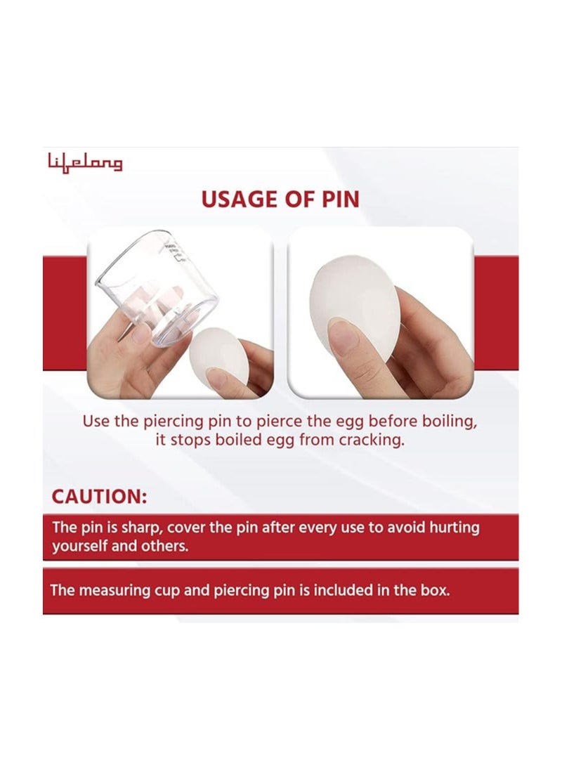 Lifelong 2-in1 Egg Boiler and Poacher 500-Watt