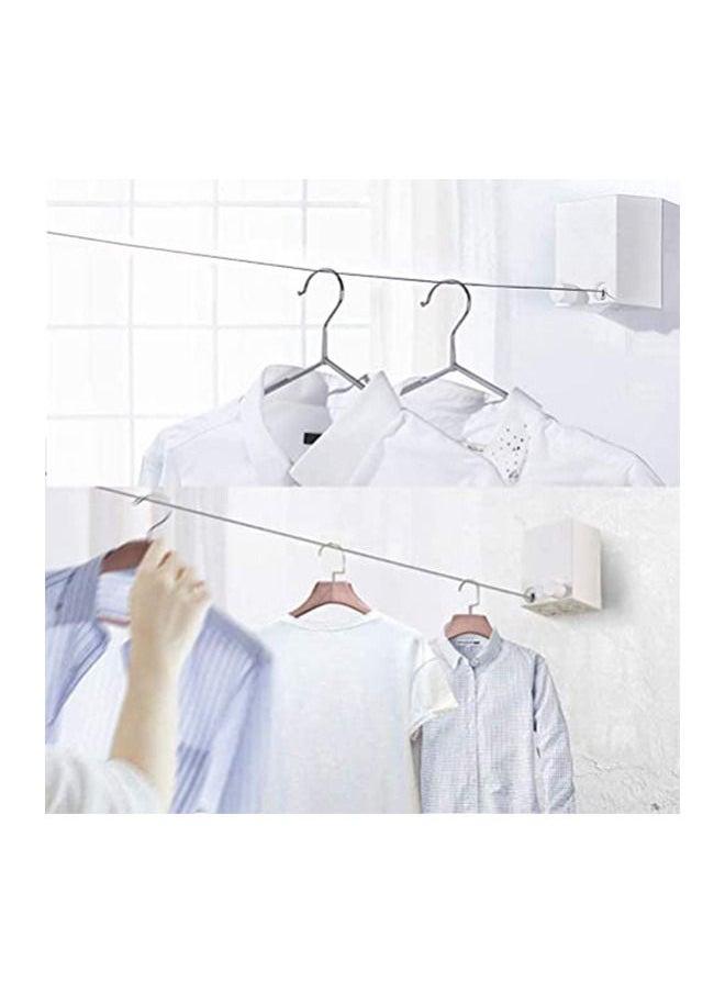 Wall Mounted Retractable Clothesline Dryer Indoor Clothing Line