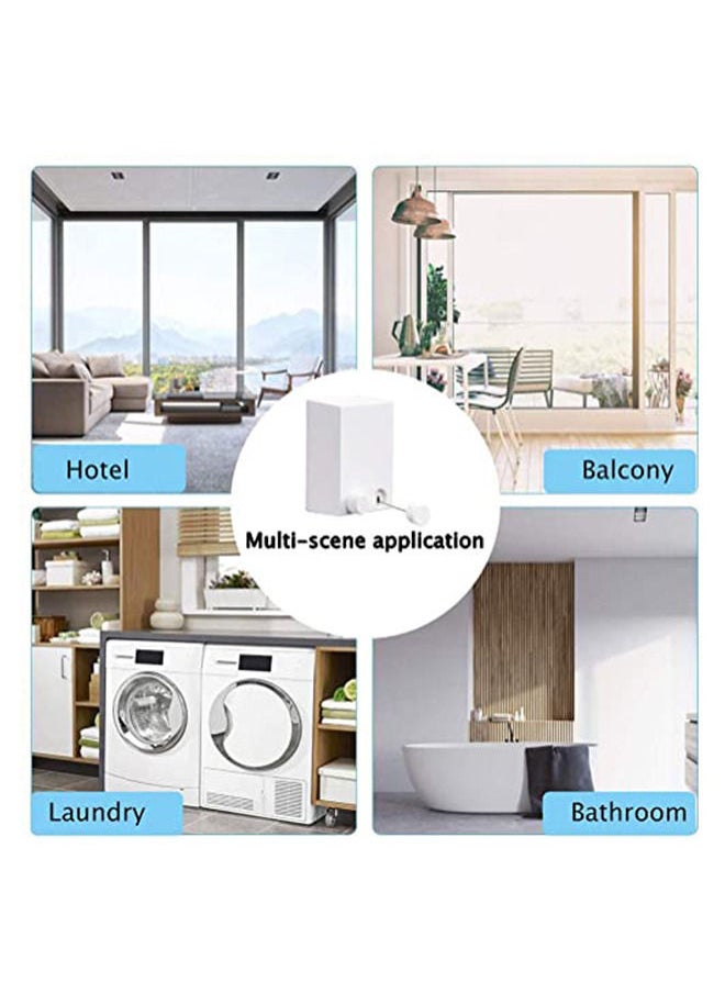 Wall Mounted Retractable Clothesline Dryer Indoor Clothing Line