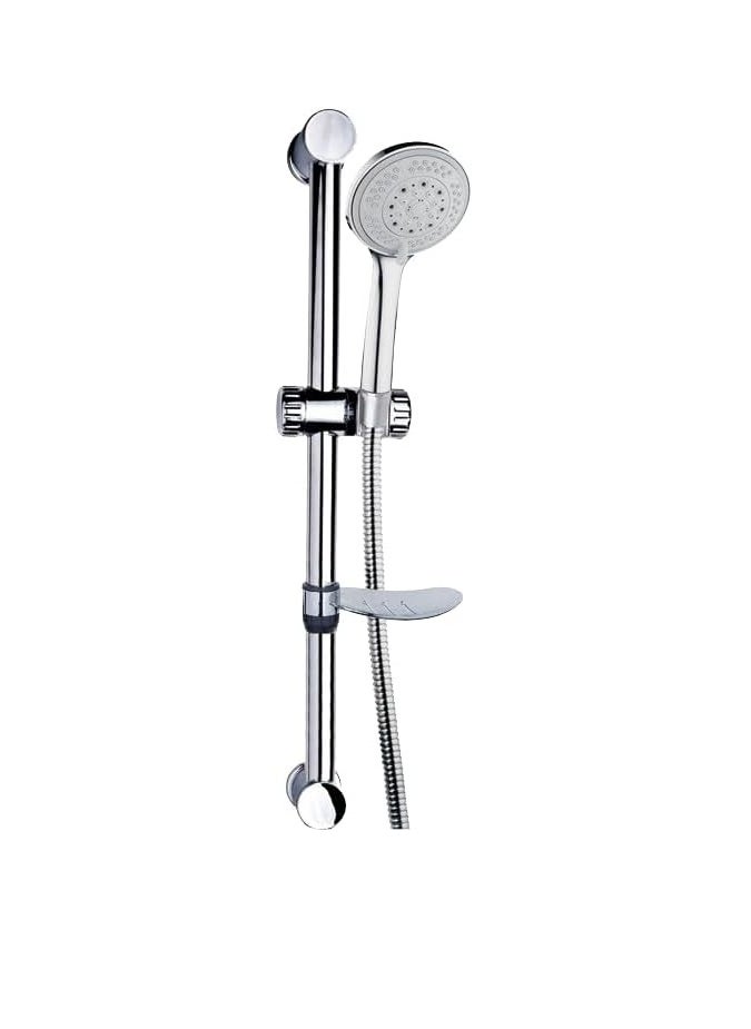 Sliding Bar Shower Kit with 3 Flow Message Set