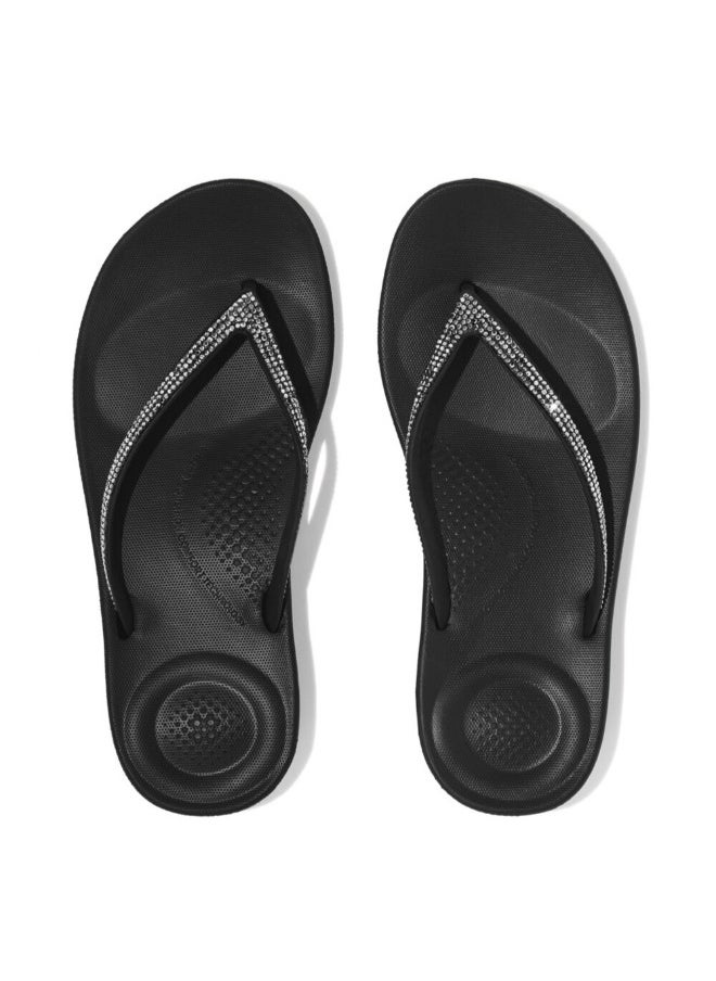 049-820 Fitflop Ladies Sandals Iqushion Sparkle - Black R08-001