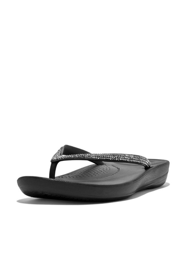 049-820 Fitflop Ladies Sandals Iqushion Sparkle - Black R08-001