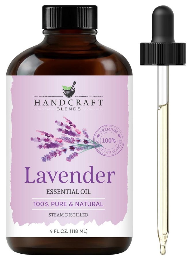 Lavender Essential Oil - Huge 4 Fl Oz - 100% Pure And Natural - Premium Grade Essential Oil For Diffuser And Aromatherapy