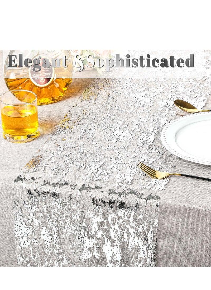 28cm*900cm Luxurious Hollow Fabric Can Be Used For Tablecloths Placemats, Party Decorations, Wedding Decorations For Photos, Home Decorations, Gift Packaging