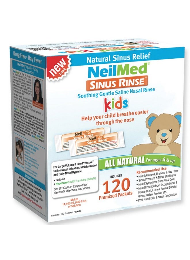 Neil Med Sinus Rinse Pediatric Packets, Premixed 120/Box