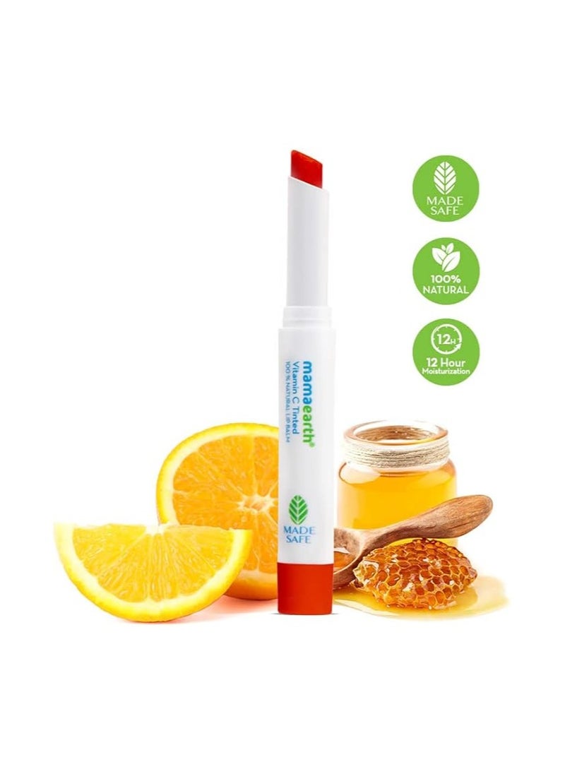 MAMAEARTH Vitamin C Tinted Lip Balm - 2 G