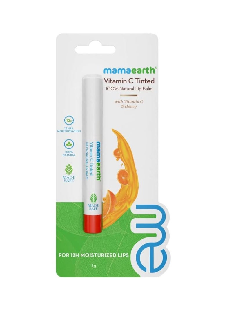 MAMAEARTH Vitamin C Tinted Lip Balm - 2 G