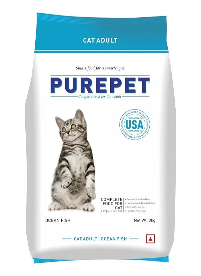 PUREPET OCEAN FISH DRY ADULT CAT FOOD