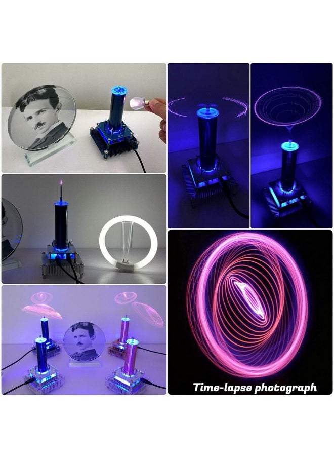 Bluetooth Music Tesla Coil Arc Plasma Loudspeaker Wireless Transmission Experiment Desktop Model Toy Ys03B