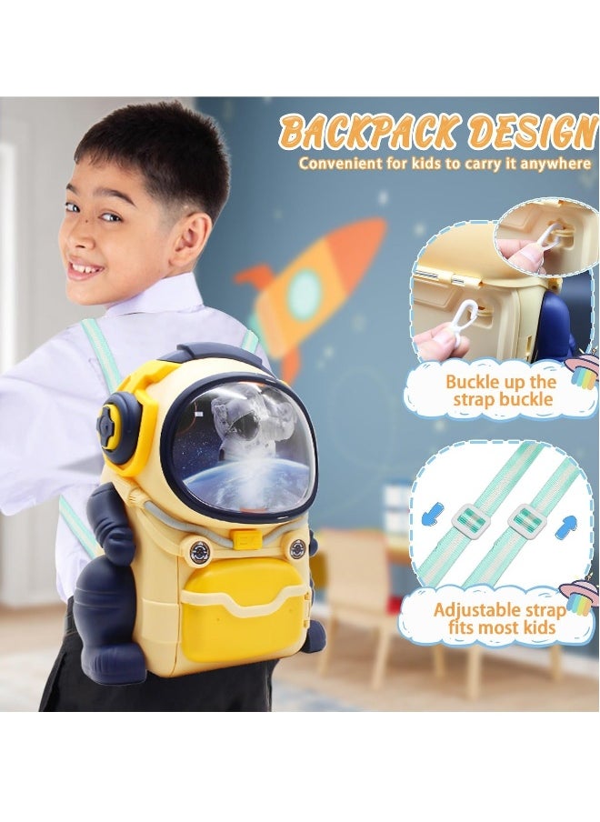 Space Exploration Toy Set - Includes Spaceship, Astronaut Figures, Rover, Station, Capsule & Shuttle with Lights & Sounds, Astronaut Toys Kid Ideal for 3-8 Year Old Boys