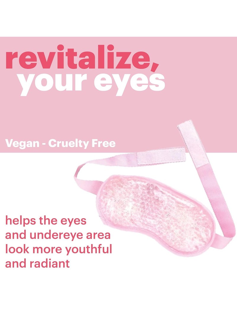 Eye Gel Mask by Afterspa, Preppy Skincare, Spa Self Care Gifts for Women, Facial Skin Care Products, Vegan and Cruelty Free
