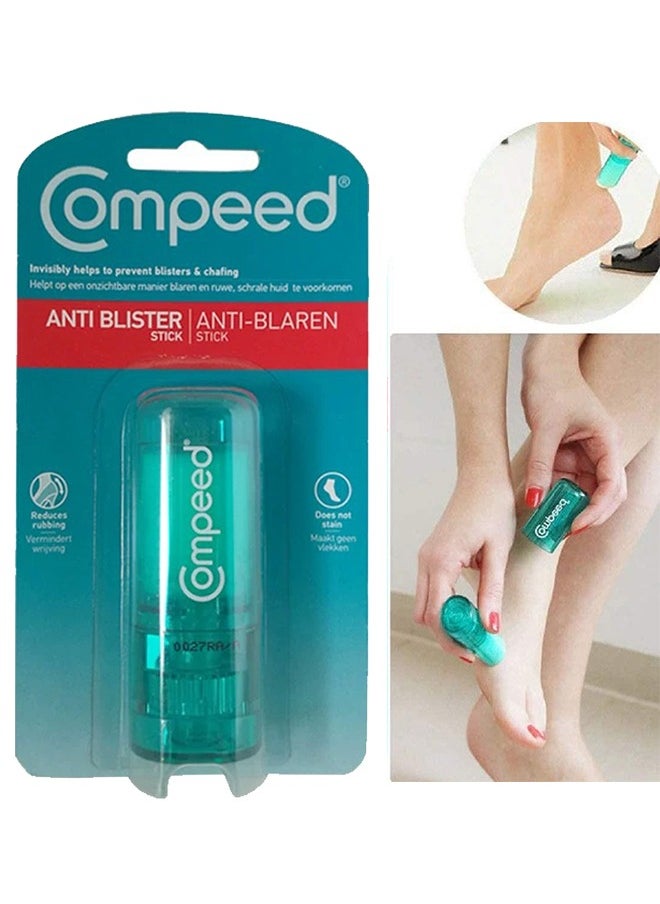 2 Pcs Anti-Blister Stick, Reduces Rubbing On The Skin, Proven To Stop Blisters and Chafing On Feet, Easy and Non-Messy To Apply, Apply To The Parts of Your Feet That Wear Easily Before Wear New Shoes