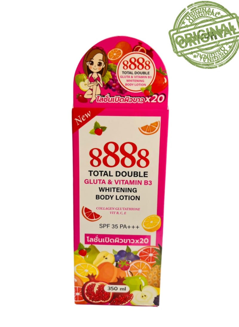 8888 Total double Gluta & Vitamin B3 Whitening Body lotion