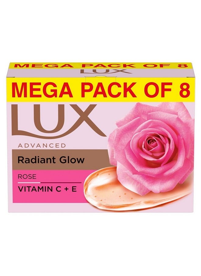 Soft Glow Rose & Vitamin E For Glowing Skin Beauty Soap Offer Pack 8X100 G