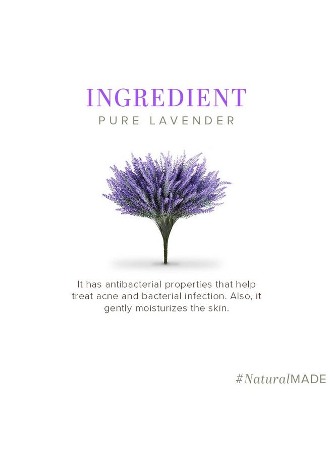 Lavender Soap | Herbal Bathing Soap For Healthy Skin | Natural Soap With Essential Oils | Soap For Relieving Stress | Suitable For All Skin Types|Pack Of 3 |125Gm *3) (375Gm)