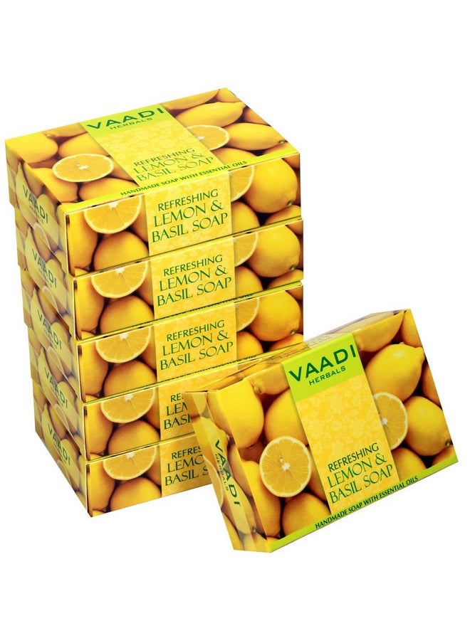 Super Value Refreshing Lemon And Basil Soap, 75Gms X 6