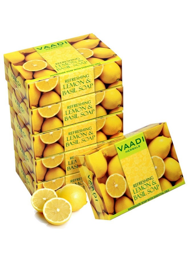Super Value Refreshing Lemon And Basil Soap, 75Gms X 6