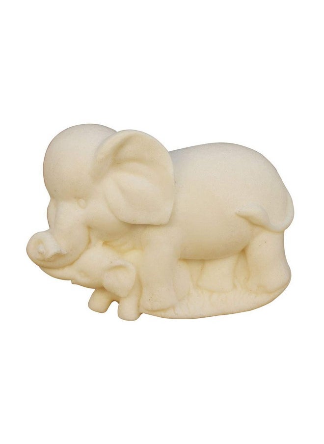 Handcrafted Designer Elephant Soap For Kids - Set Of 3 Soaps