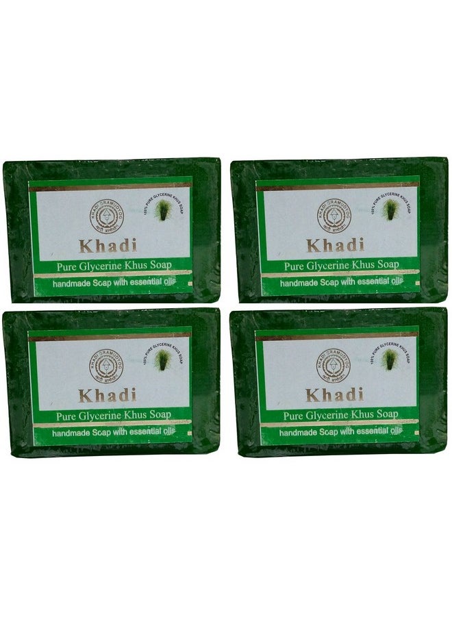 Khadi Khus Soap (125 G) - Pack Of 4