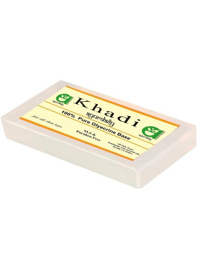 Herbal Khadi Transparent Ultra Clear Glycerin Pour & Melt Soap Base 500 G