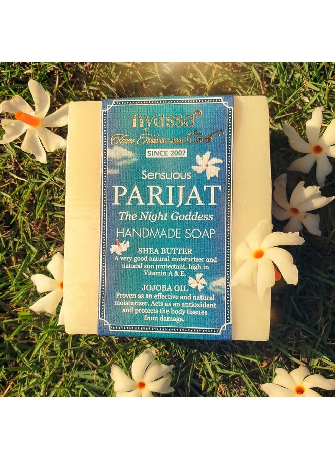 Floral Collection Combo Pack 75Gmx5 Soaps Parijat Night Blooming Jasmine | Son Champa | Temple Mogra | Raat Ki Rani | Mountain Musk Handmade Soap (75 G Each).