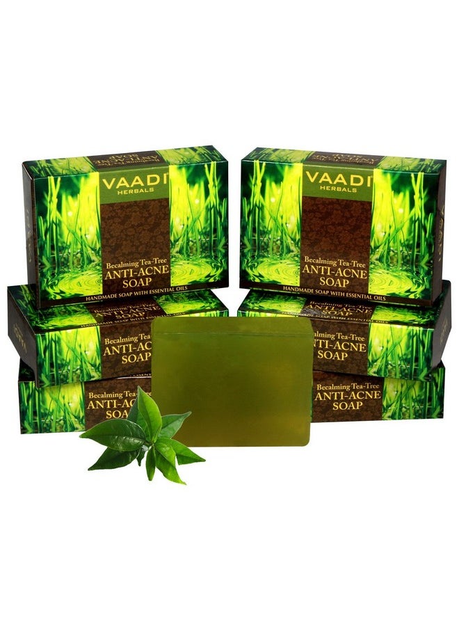Becalming Tea Tree Soap Anti Acne Therapy, 75G X 6