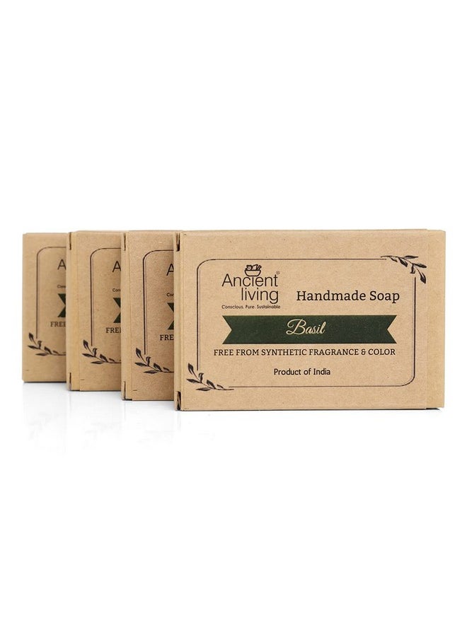 Basil Soap Set Of 4 (100Gm)