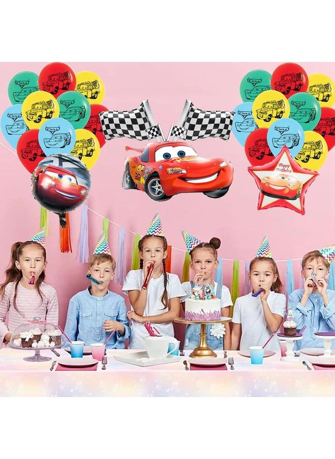 Cars Balloons, Cars Party Supplies, Cars Birthday Decorations for Boys and Girls