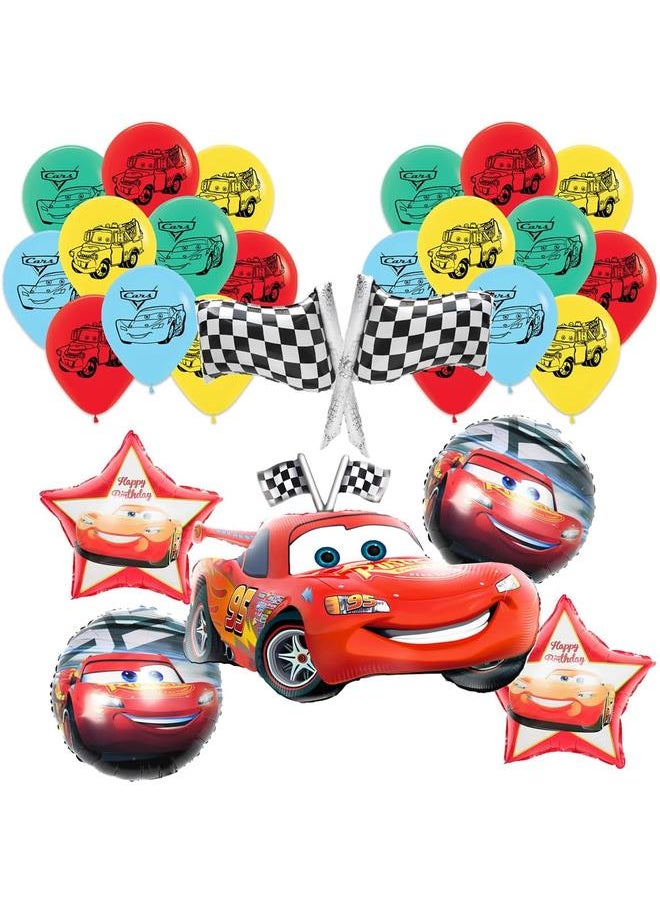 Cars Balloons, Cars Party Supplies, Cars Birthday Decorations for Boys and Girls