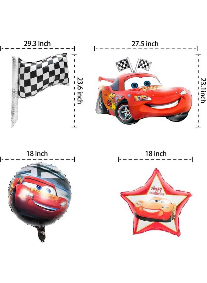 Cars Balloons, Cars Party Supplies, Cars Birthday Decorations for Boys and Girls