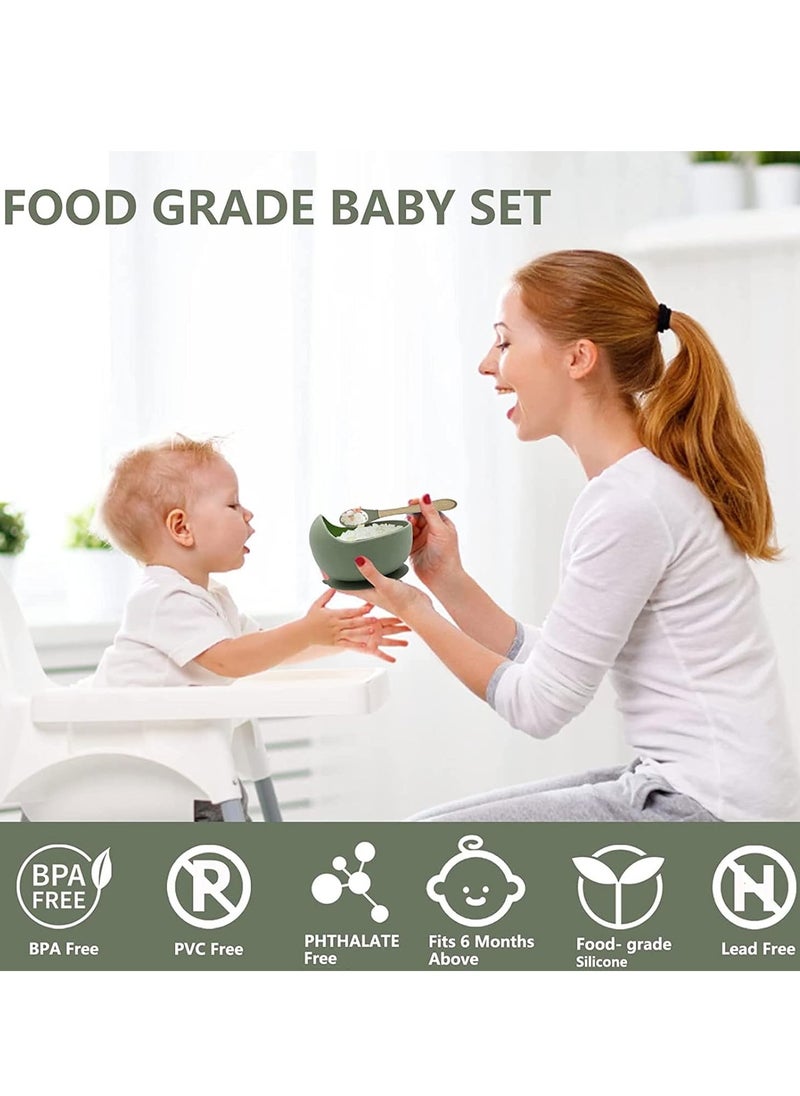 8 Pack Baby Feeding Set Silicone Baby Self Feeding Set Toddler Cutlery Set Durable Dishwasher Safe BPA Free