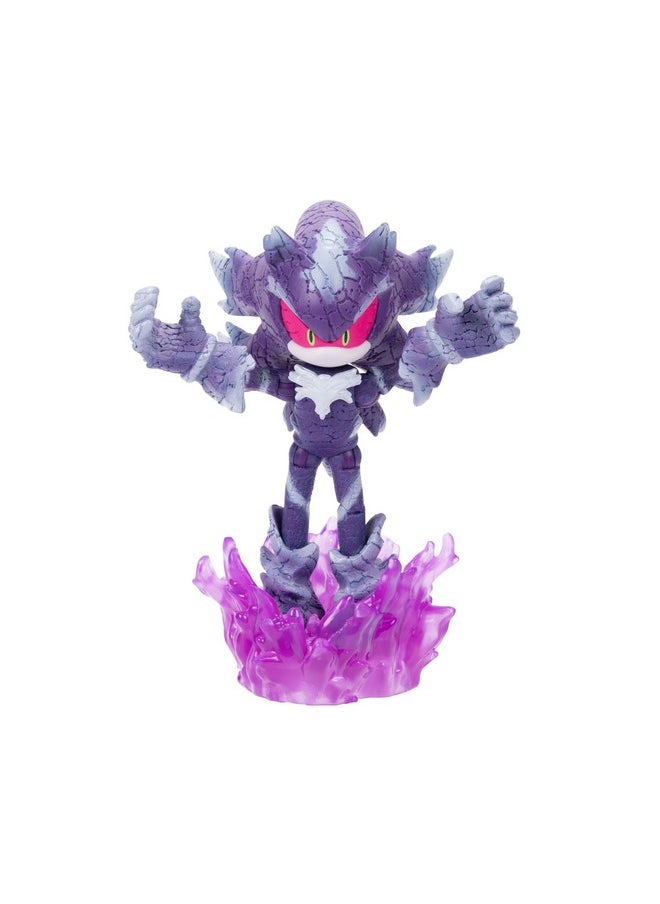 4-Inch Mephiles The Dark Action Figure With Purple Mist Base Accessory. Ages 3+ (Officially Licensed By Sega)