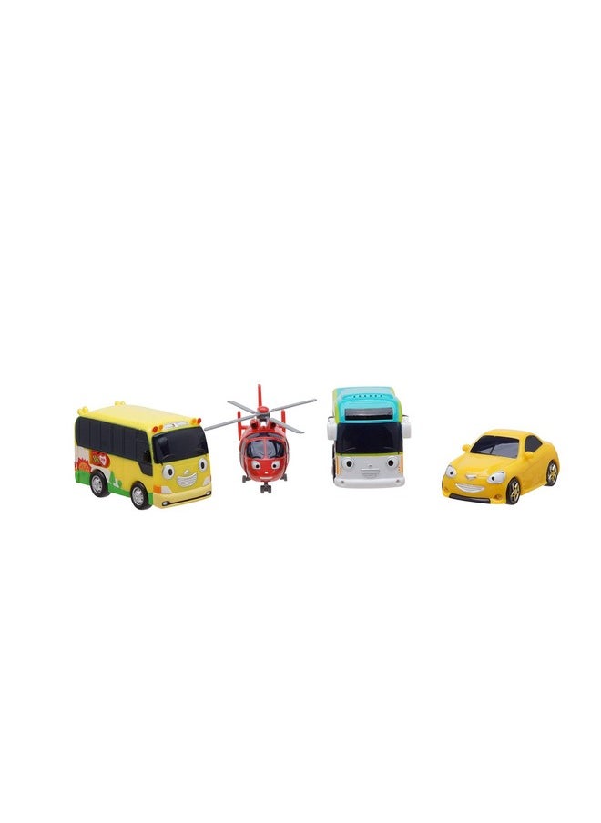 The Little Bus Tayo Special Friends Set 4 - Car Toys For Kids Children Baby Gift Air Peanut Shine Kinder