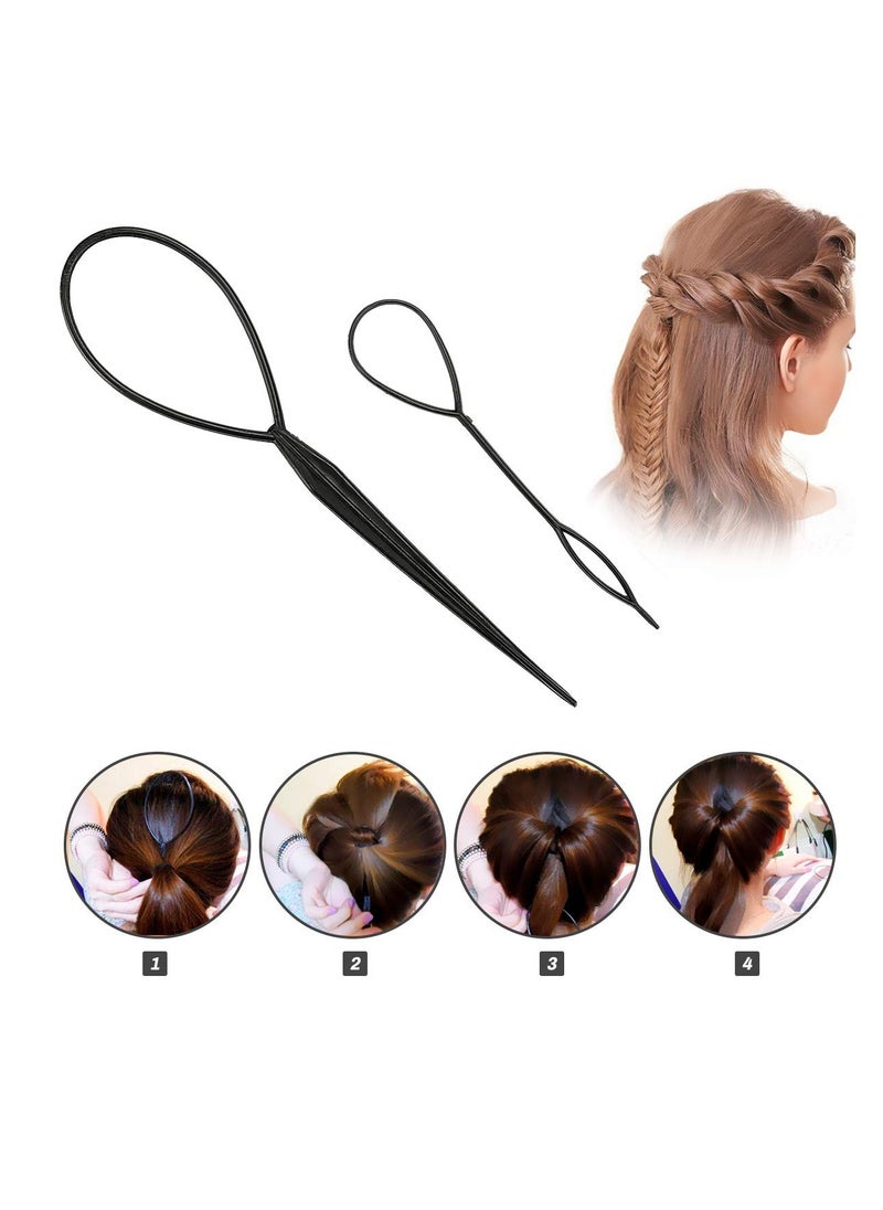 Winkeyes Hair Styling Set - DIY Hair Braiding Tool Kit with Hair Modelling Accessories for Simple and Fast Spiral Braids