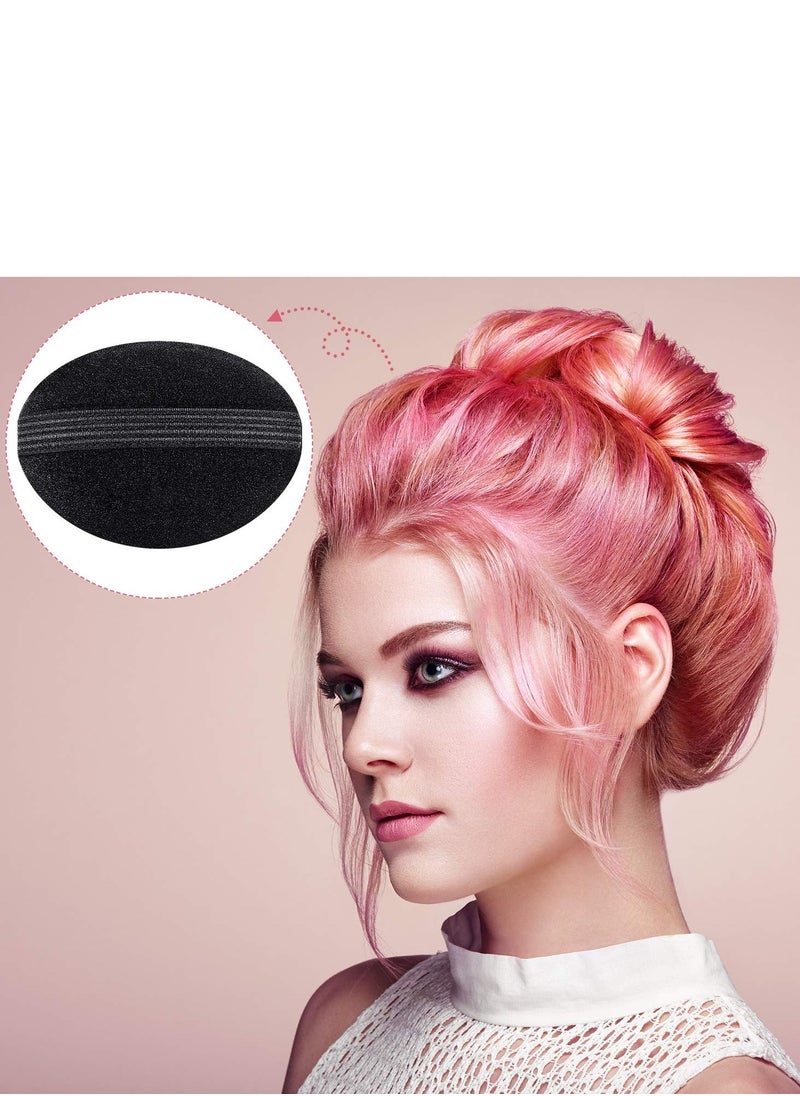 WILLBOND Hair Styling Accessories Bump It Up Volume Hair Base Set of 8 Sponge Inserts - Includes Bun Makers and Styling Braid Tools for Women and Girls DIY Hairstyles