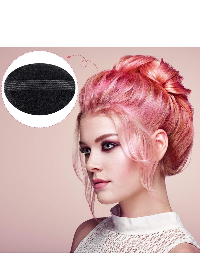 Bump It Up Volume Hair Base Set - Sponge Styling Insert, Braid Tool, Comb Clip, Bun Pad Accessories for Women Girls DIY Hairstyles (14)