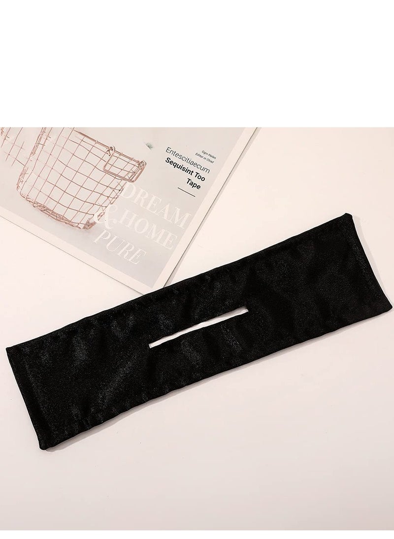 6Pcs Oversized French Twist Hair Bun Maker, Reusable Donut Shaper Cloth Clip for Women's Hairstyles (Solid A)
