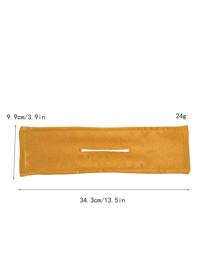 6Pcs Oversized French Twist Hair Bun Maker, Reusable Donut Shaper Cloth Clip for Women's Hairstyles (Solid A)