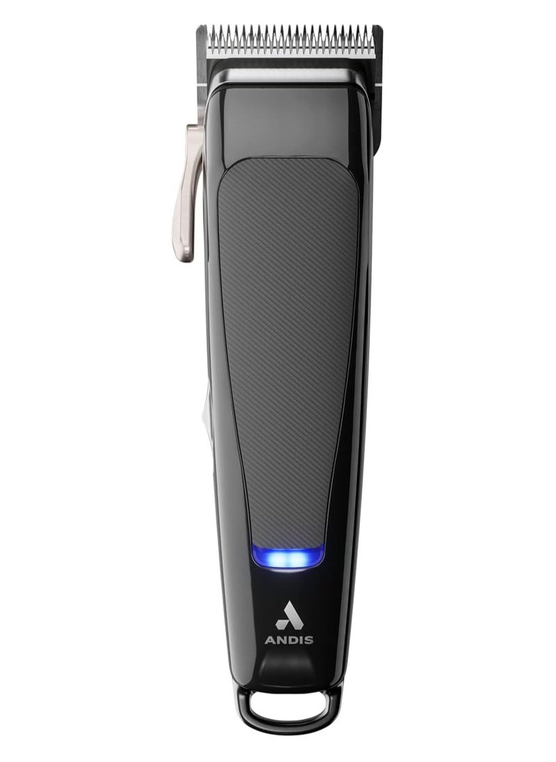 Andis 86000 reVITE Cordless Lithium-Ion Adjustable Fade Hair Cutting Clipper with Stainless Steel Blade - Black