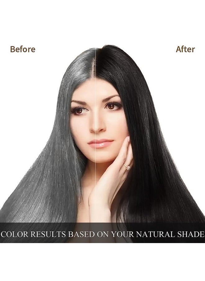 Herbal Hair Dye Shampoo, 3-In-1 Scalp Health Care, Shine Care & Moisturizing, Long-Lasting Color And Perfect Coverage - 300Ml