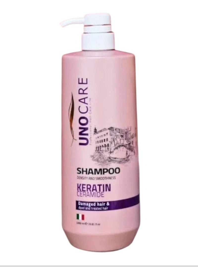 Uno Care Shampoo with Keratin and Ceramide 1000ml